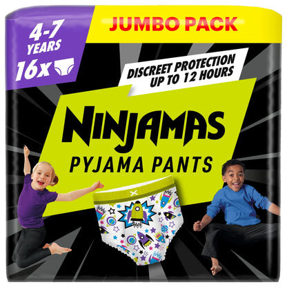 Ninjamas Pyjama Pants 4-7 Years 16 by Pampers
