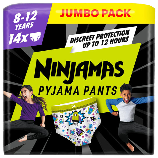 Ninjamas Pyjama Pants 8-12 Years 14 by Pampers
