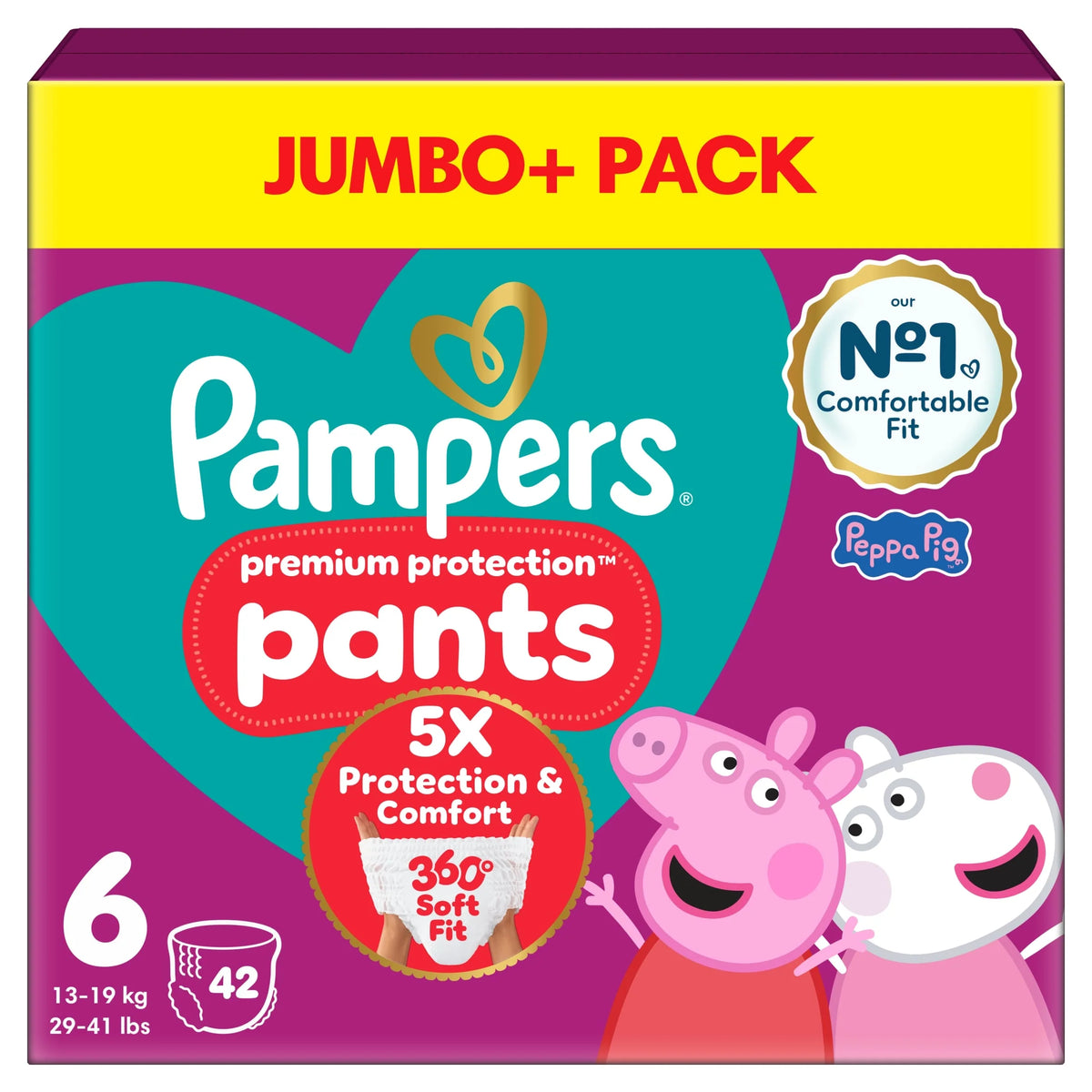 Premium Protection 42 Nappy Pants by Pampers