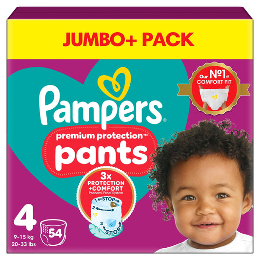 Premium Protection 54 Nappy Pants by Pampers