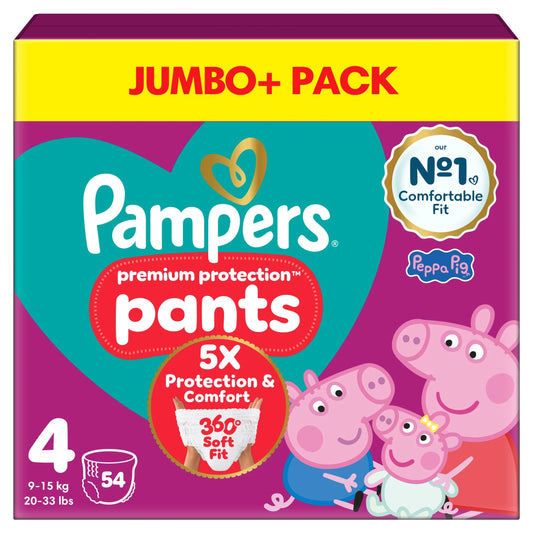 Premium Protection 54 Nappy Pants by Pampers