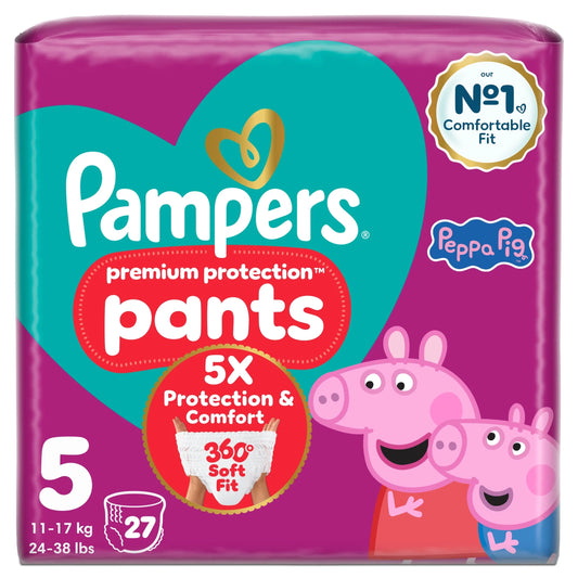 Premium Protection Nappy Pants Size 5 by Pampers