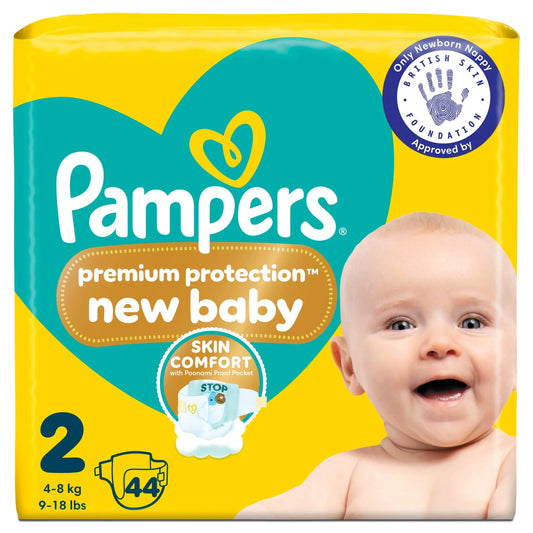 Premium Protection New Baby Size 2 44 by Pampers