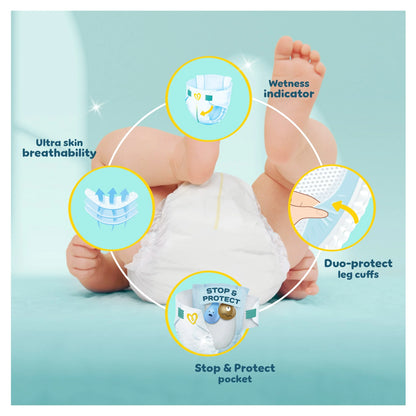 Premium Protection New Baby Size 3 40 by Pampers