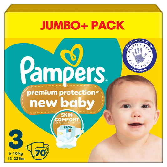 Premium Protection New Baby Size 3 70 by Pampers