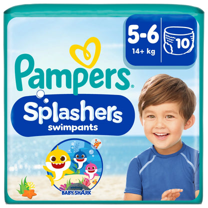 Splasher Baby Shark Size 5-6 Swim by Pampers
