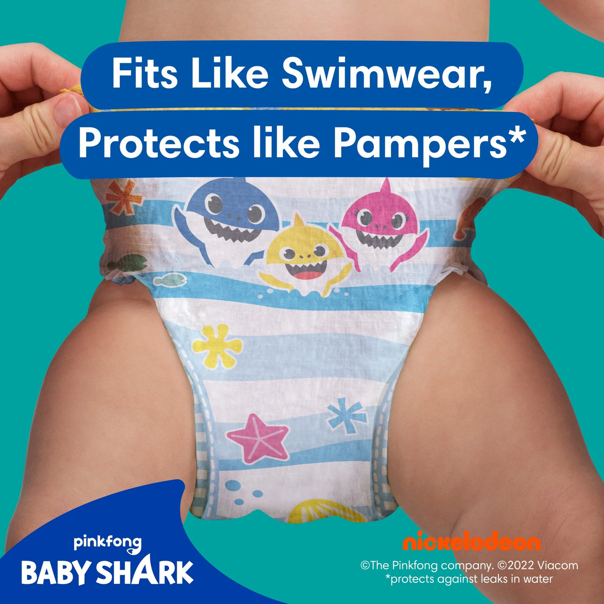 Splashers Baby Shark Size 3-4 Swim by Pampers