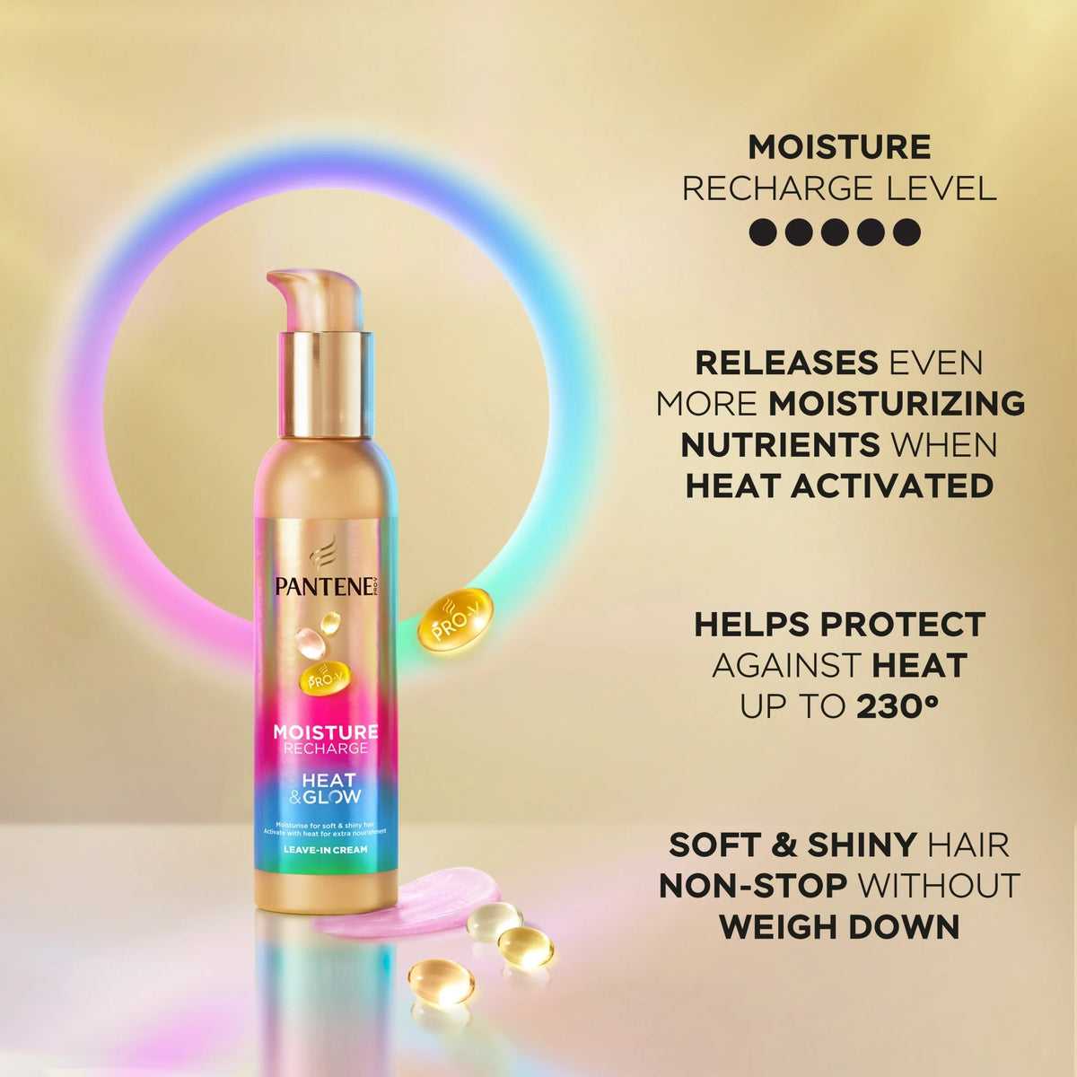 Moisture Recharge Heat & Glow Leave by PANTENE