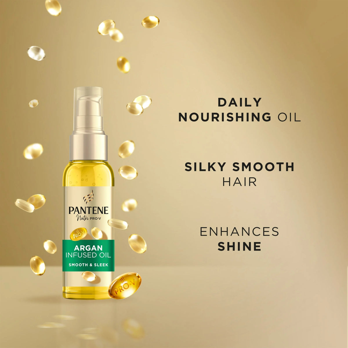 Smooth & Sleek Argan Hair Oil 100ml by PANTENE