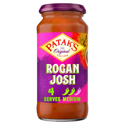 Rogan Josh Cooking Sauce - Medium 450g by PATAK'S