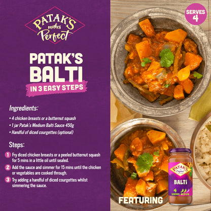 Pataks Medium Balti Sauce 450g by PATAK'S