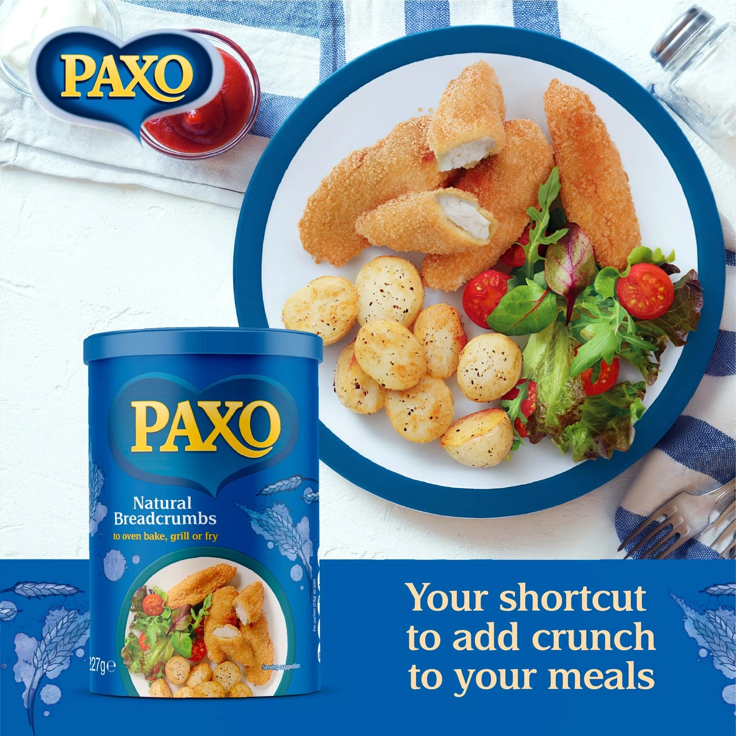Natural Breadcrumbs 227g by PAXO