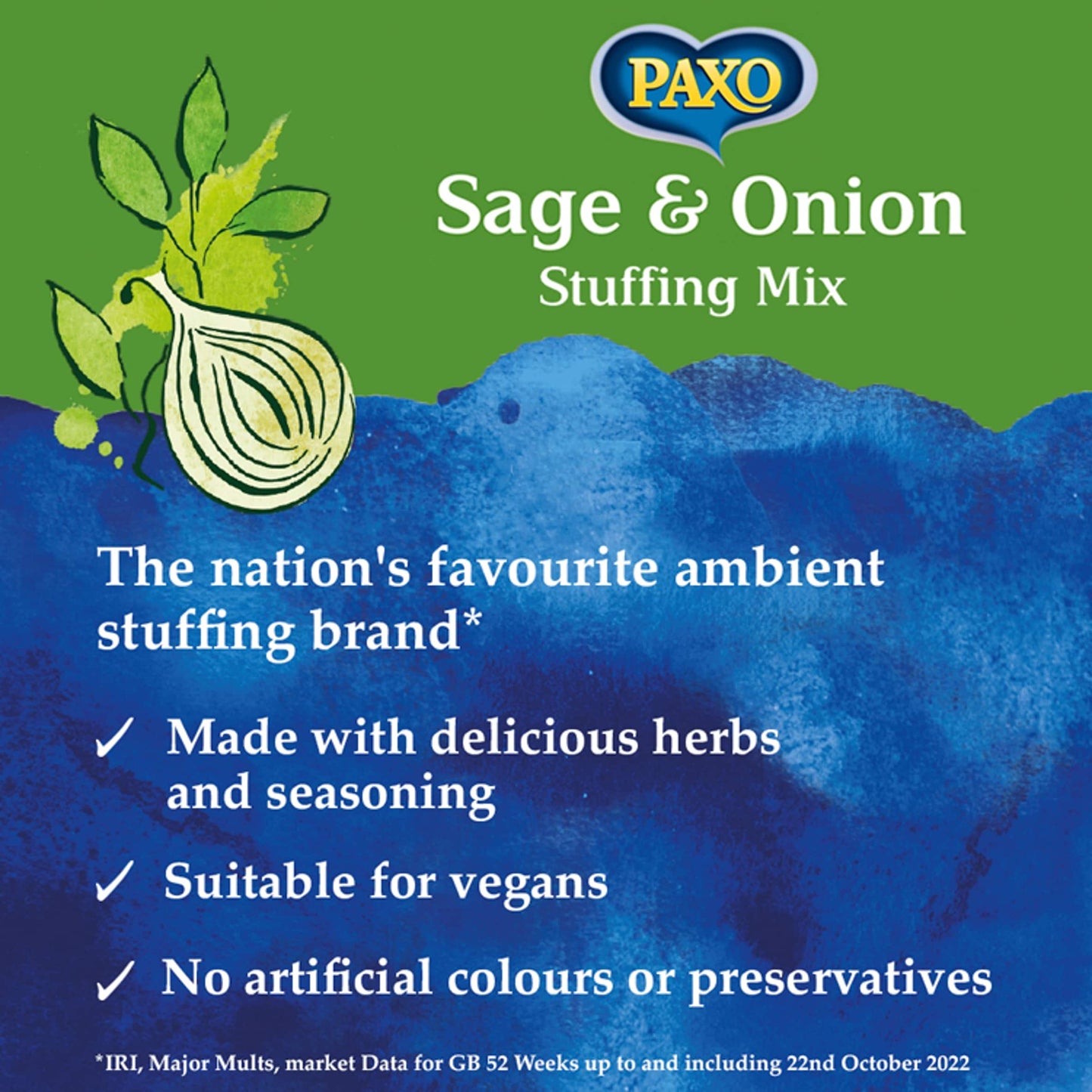 Sage And Onion Stuffing Mix 85g by PAXO