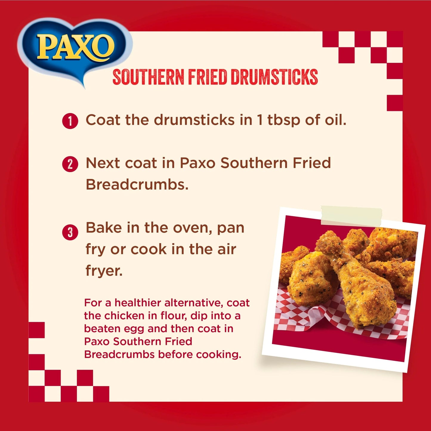 Southern Fried Breadcrumbs 210g by PAXO