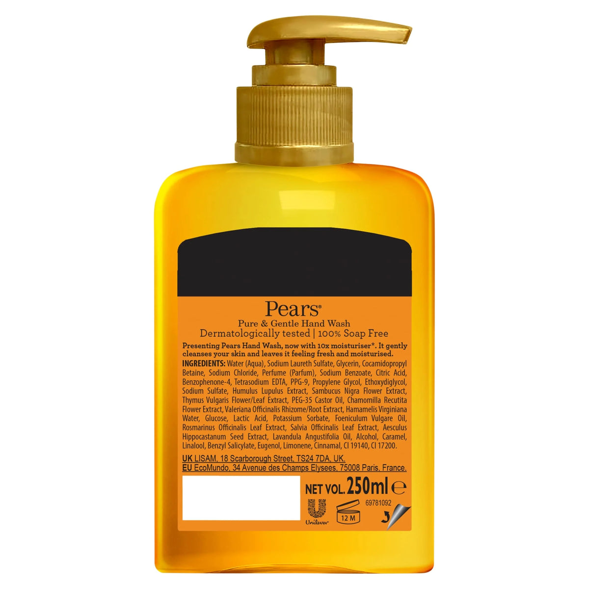 Liquid Hand Wash 250ml by PEARS