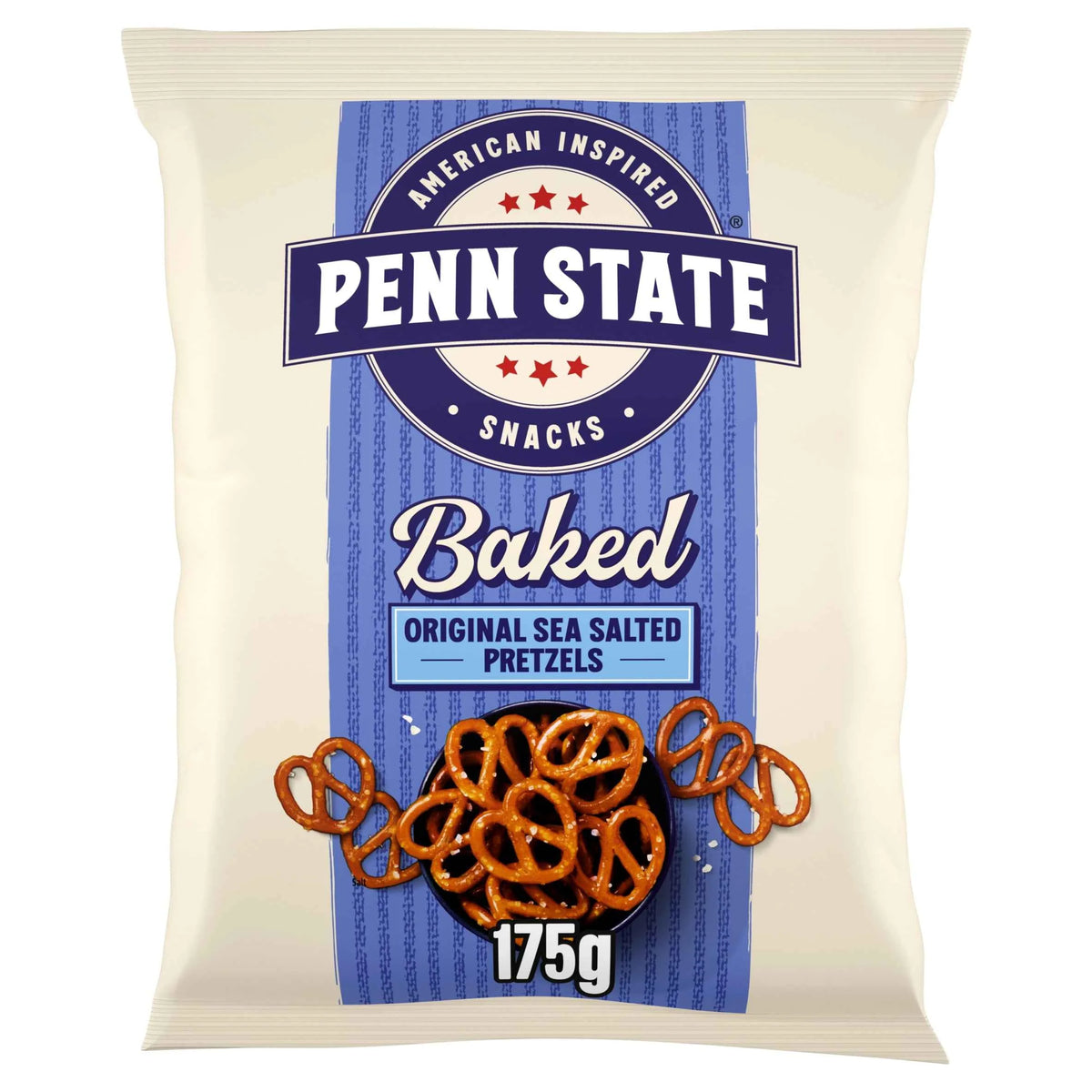 Sea Salted Sharing Pretzels 175g by PENN STATE