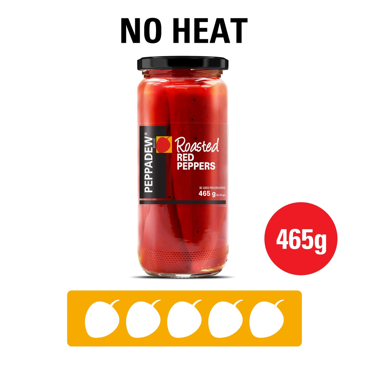 Roasted Red Peppers 465g by PEPPADEW