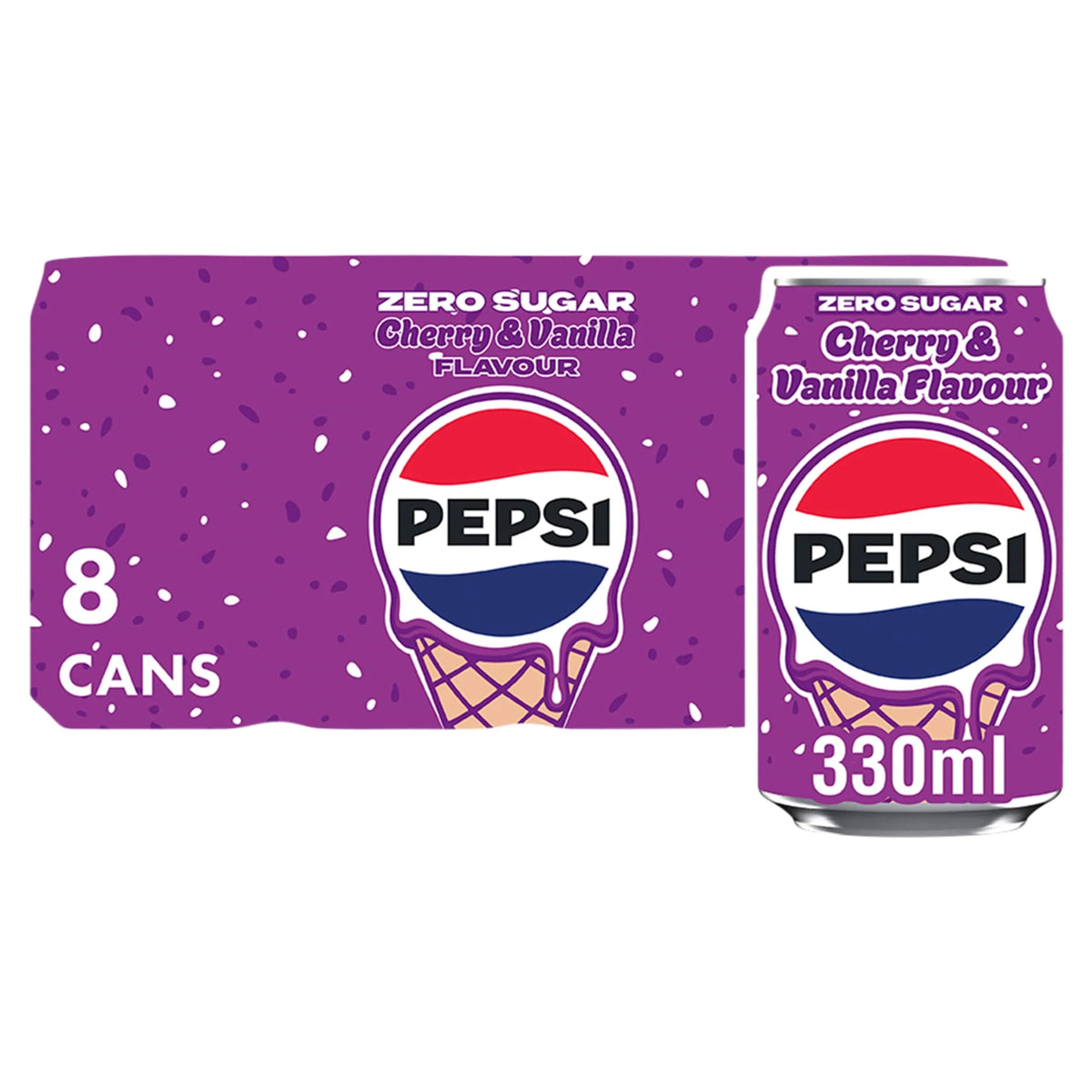 Cherry & Vanilla Flavour 8 X 330ml by PEPSI