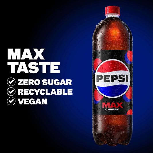 Max Cherry No Sugar Cola Bottle 2l by PEPSI
