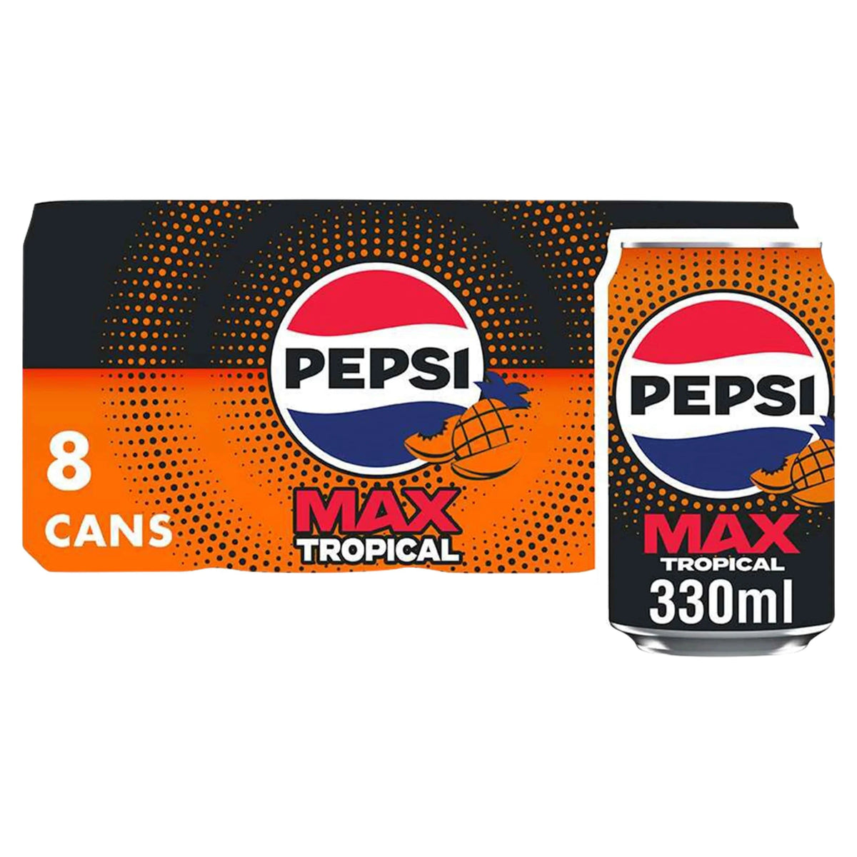 Max Tropical 8 X 330ml by PEPSI