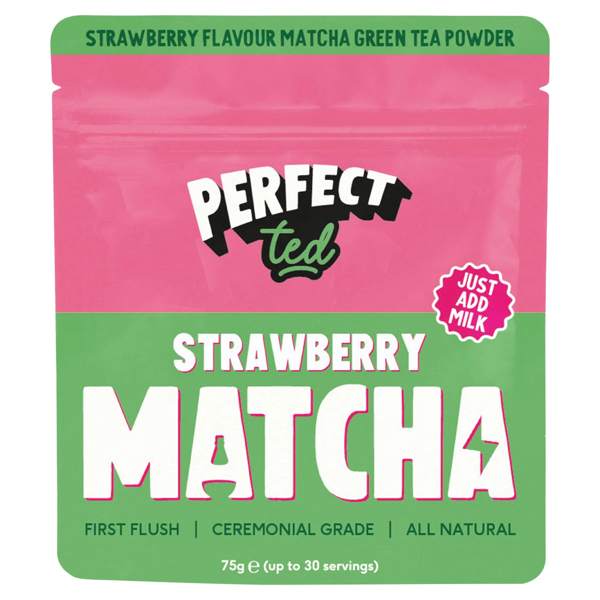 Strawberry Matcha 75g by PERFECT ted