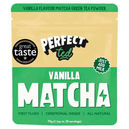 Vanilla Bean Matcha 75g by PERFECT ted