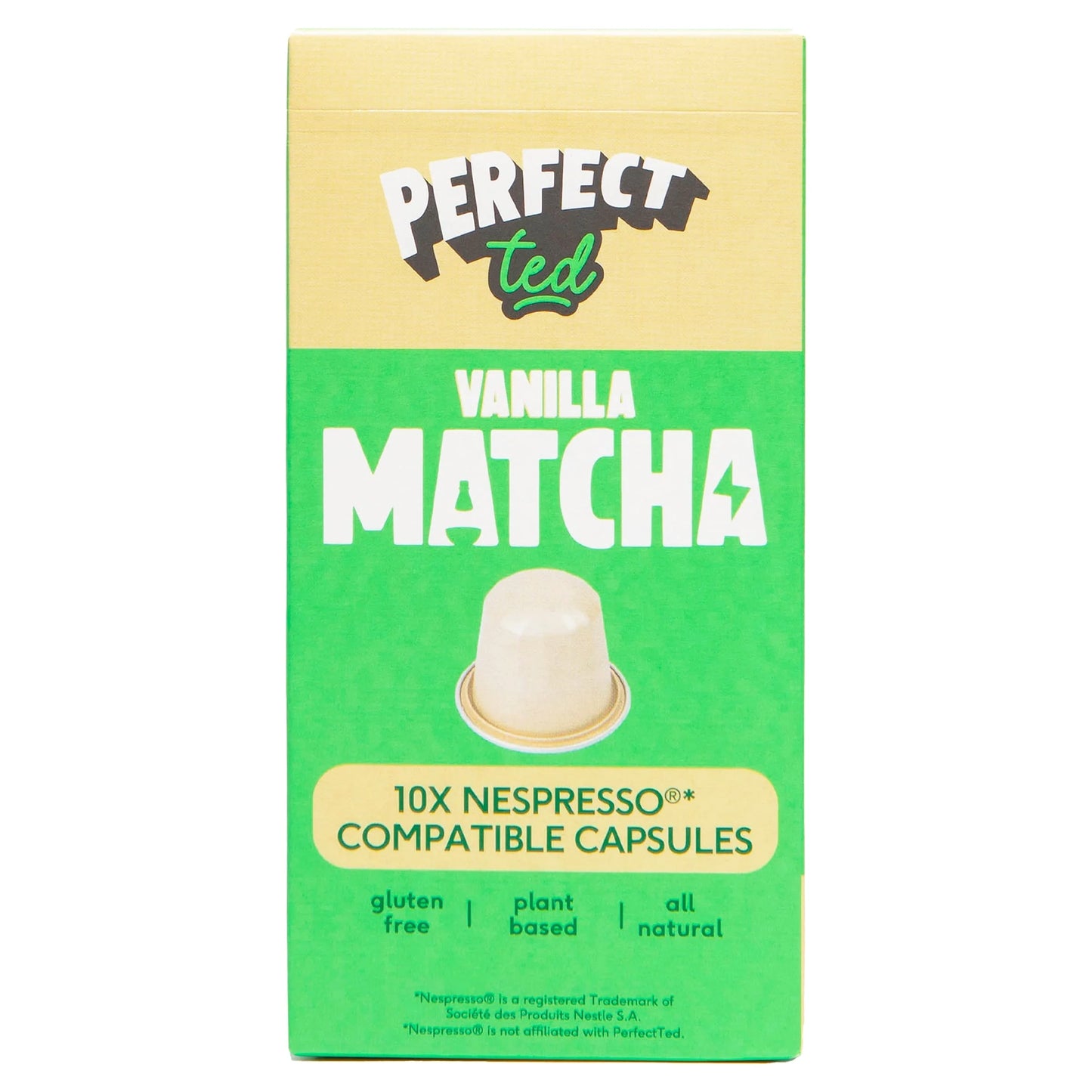 Vanilla Matcha Nespresso Capsules by PERFECT ted