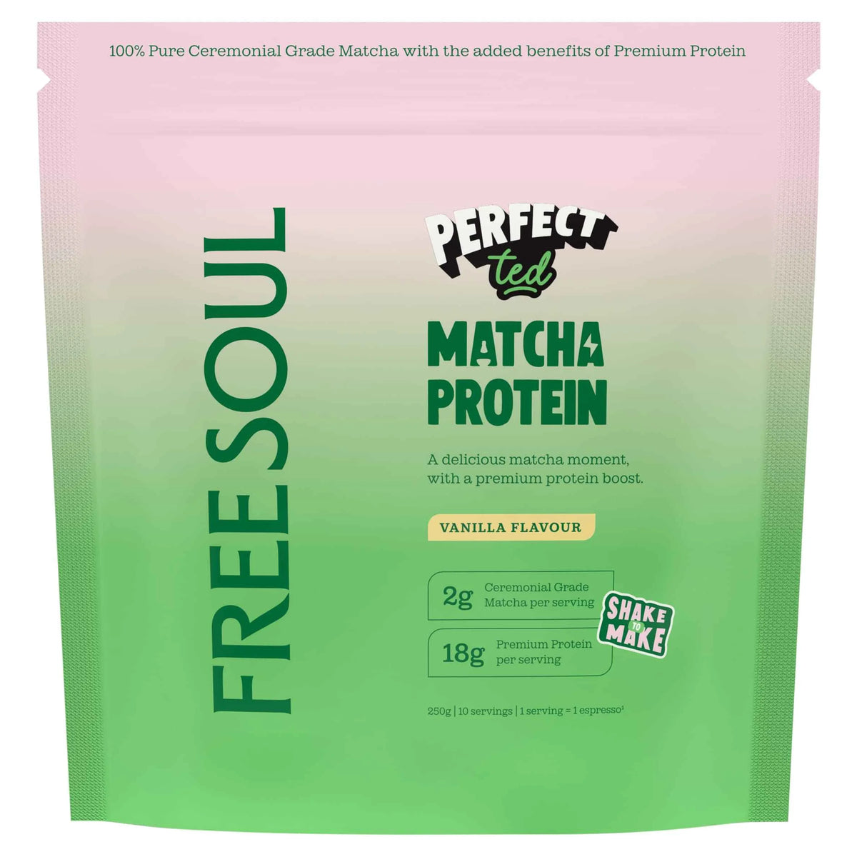 Perfectted Free Soul Matcha Protein Vanilla by PERFECT ted