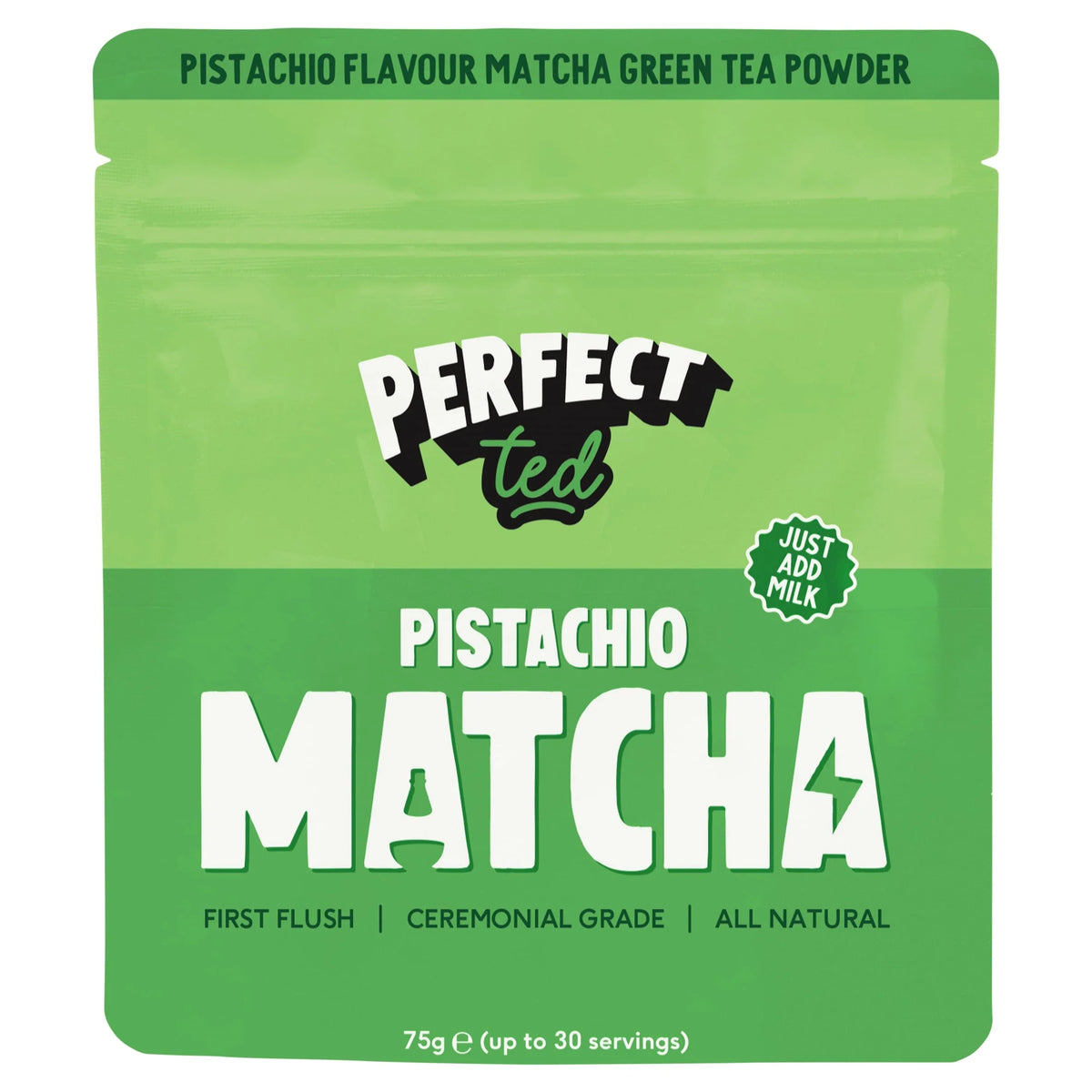 Perfectted Matcha Powder Pistachio 75g by PERFECT ted