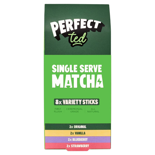 Perfectted Matcha Sachets Variety Pack 8 Pack by PERFECT ted