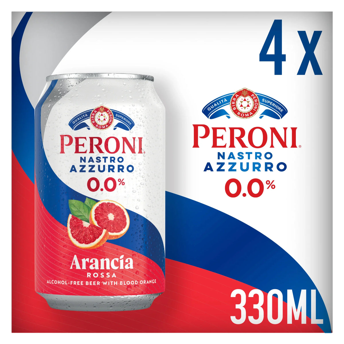 0.0% Blood Orange Alcohol Free Beer by PERONI at The British Vault