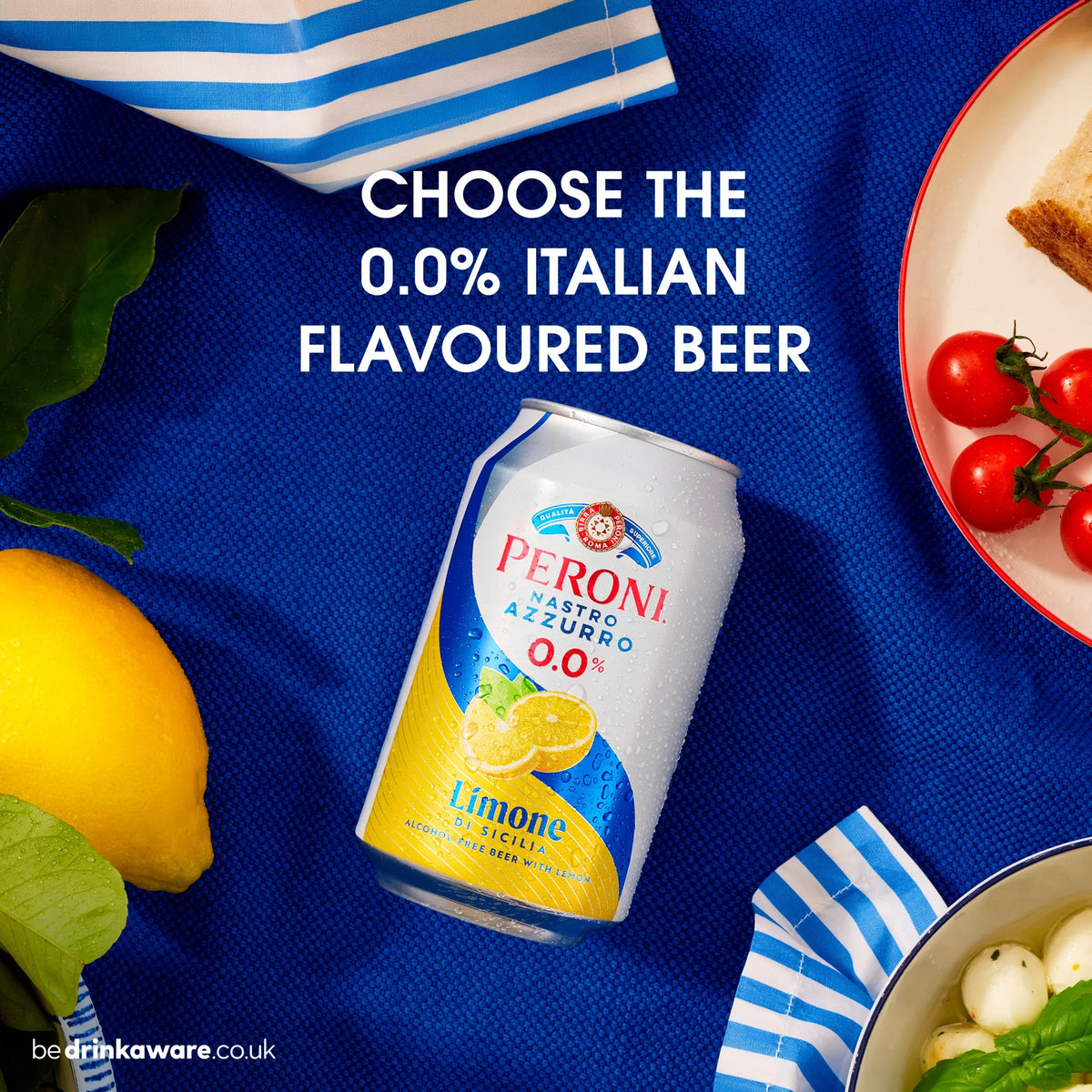 0.0% Lemon Alcohol Free Beer Cans by PERONI at The British Vault