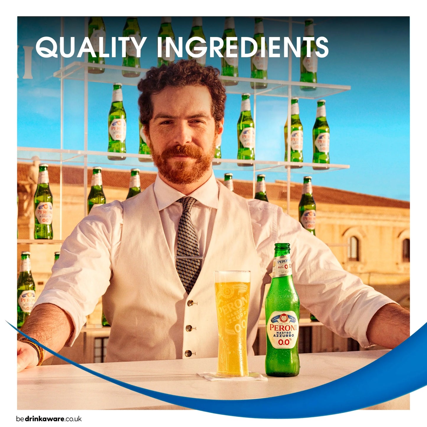 Nastro Azzurro 0% Alcohol Free Beer by PERONI