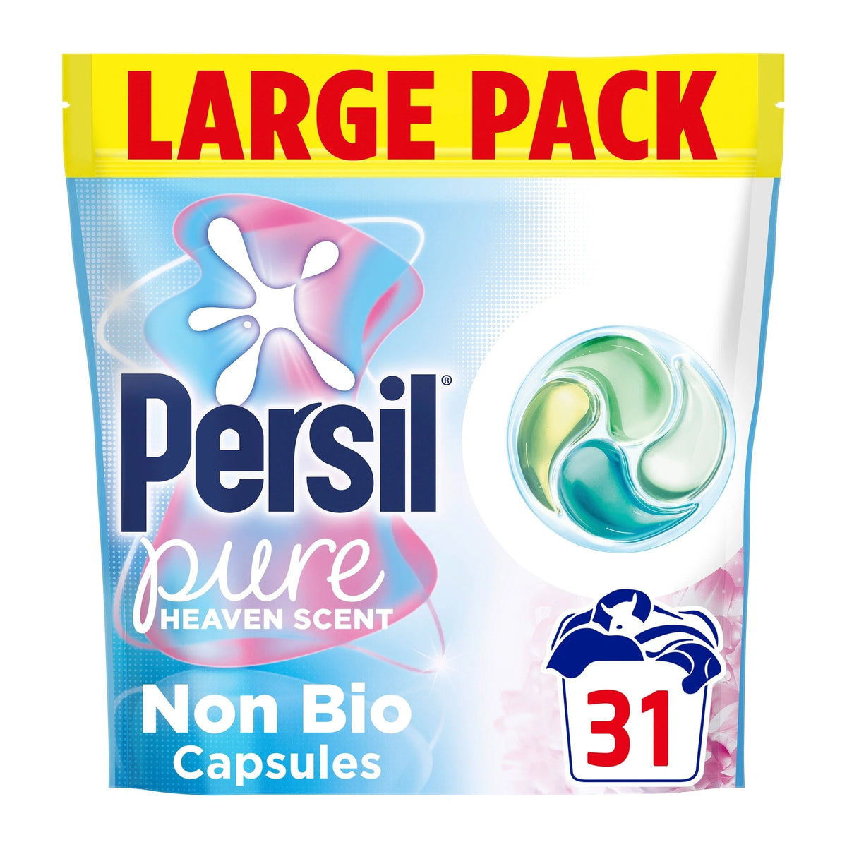 Pure Non Bio Heaven Scent Laundry Washing Detergent Capsules by Persil