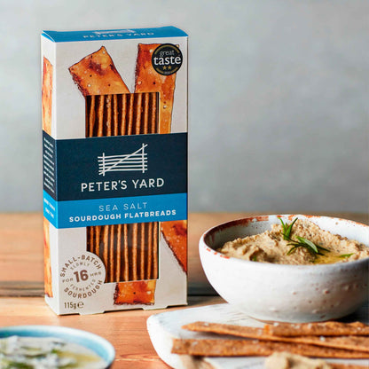 Sea Salt Sourdough Flatbreads by PETER'S YARD
