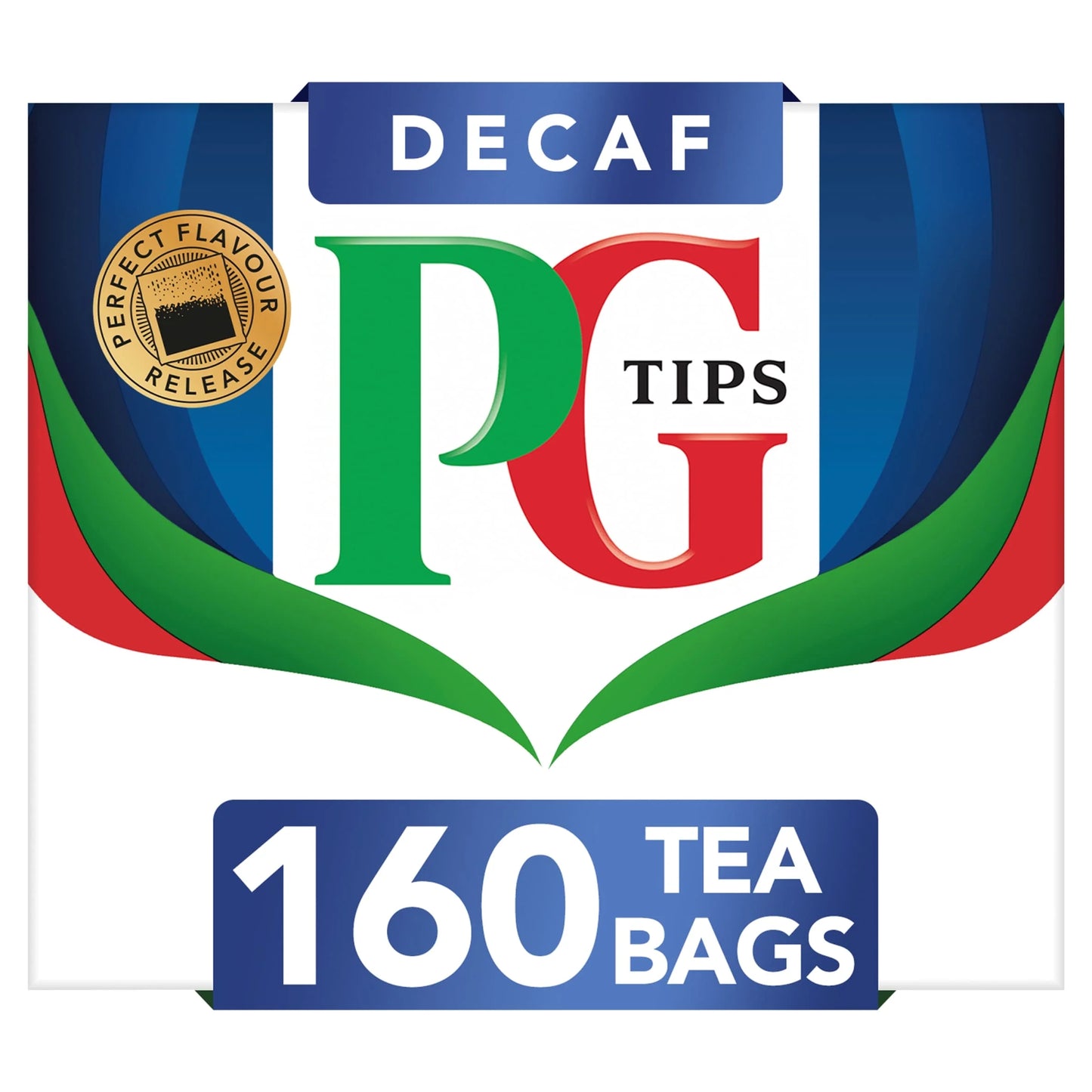 Decaf Black Tea 160 Tea Bags 464g by PG TIPS
