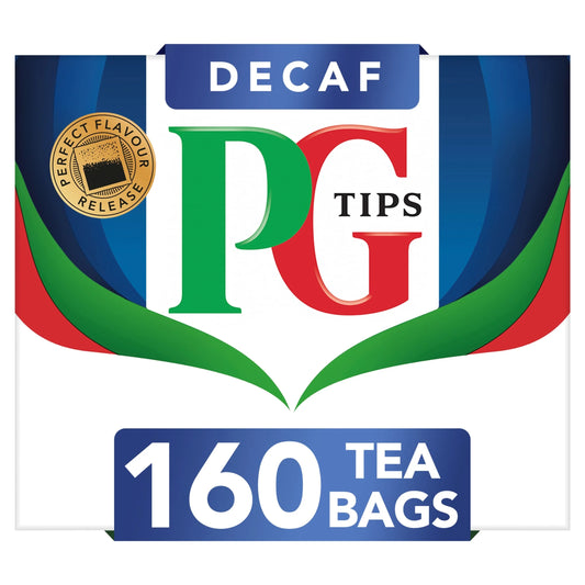 Decaf Black Tea 160 Tea Bags 464g by PG TIPS