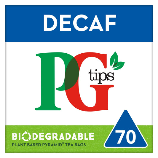 Decaf Black Tea 70 Tea Bags 203g by PG TIPS