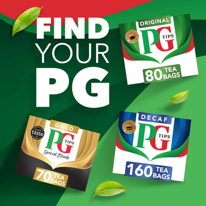 Original Black Tea 160 Tea Bags 464g by PG TIPS