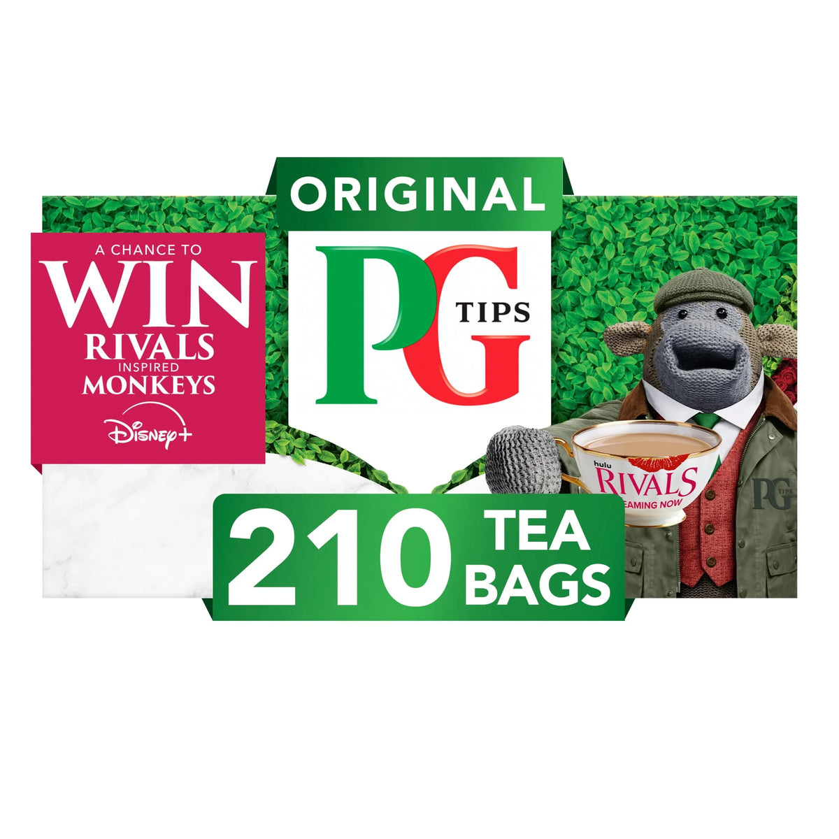 Original Black Tea 210 Tea Bags 609g by PG TIPS