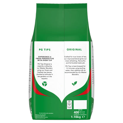 Original Black Tea 400 Tea Bags 1.16kg by PG TIPS