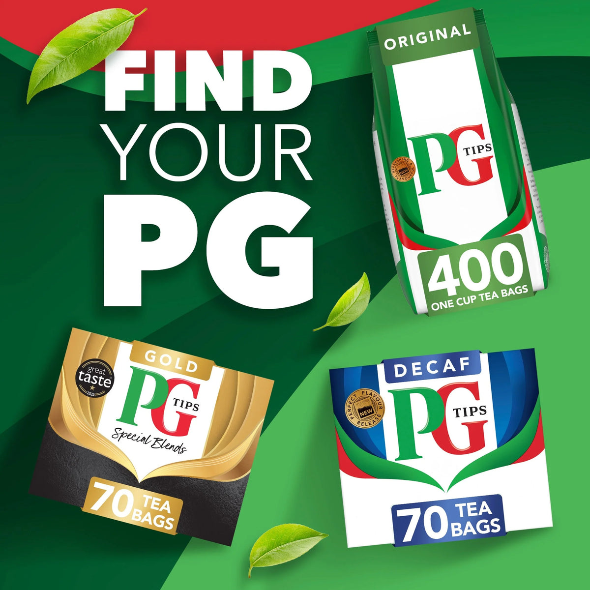 Original Black Tea 400 Tea Bags 1.16kg by PG TIPS