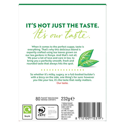Original Black Tea 80 Tea Bags 232g by PG TIPS