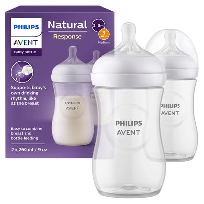 Natural Response Bottle 1m+ 2 X by PHILIPS AVENT