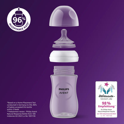 Natural Response Bottle 1m+ 3 X by PHILIPS AVENT