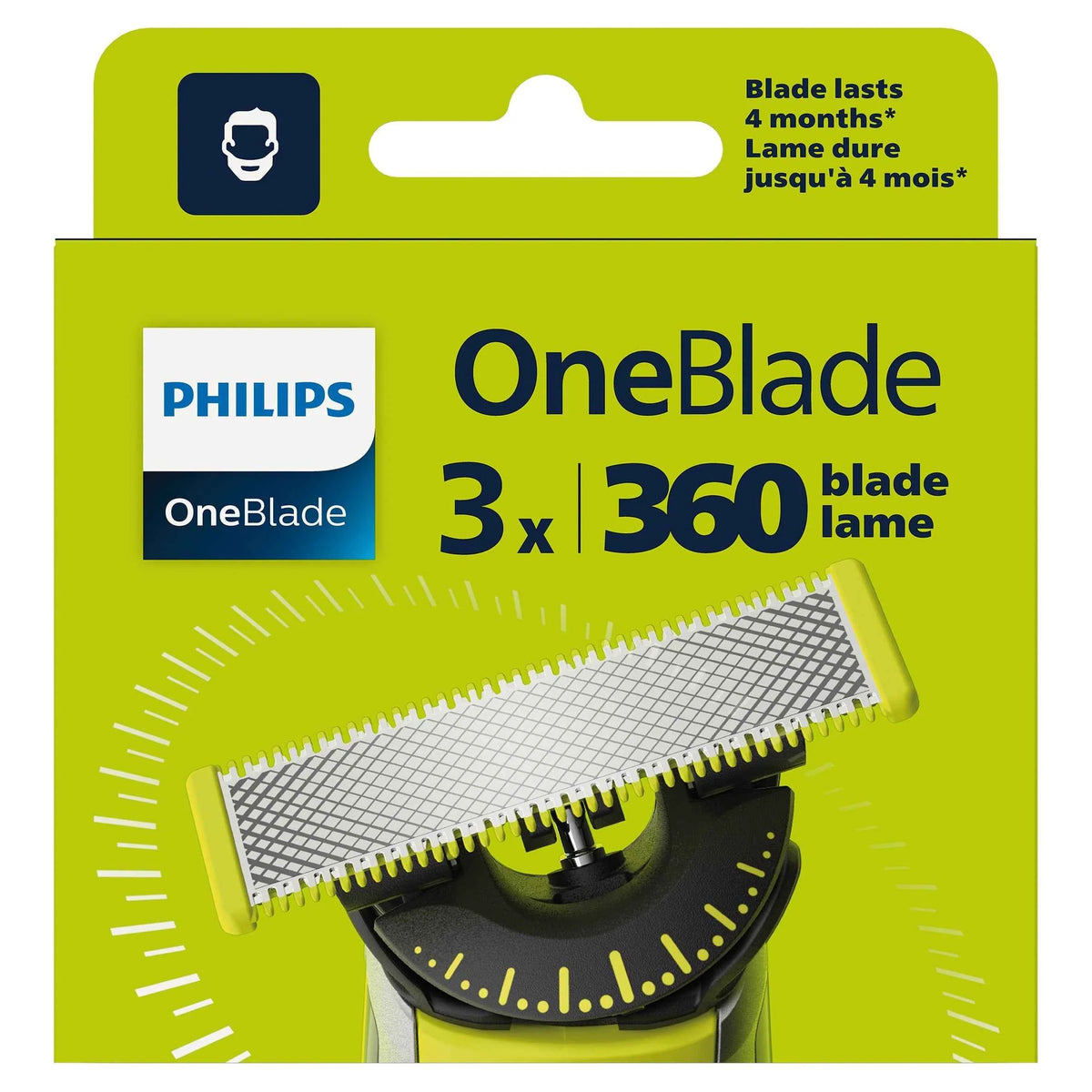 Oneblade 360 Replacement 3 Pack by PHILIPS