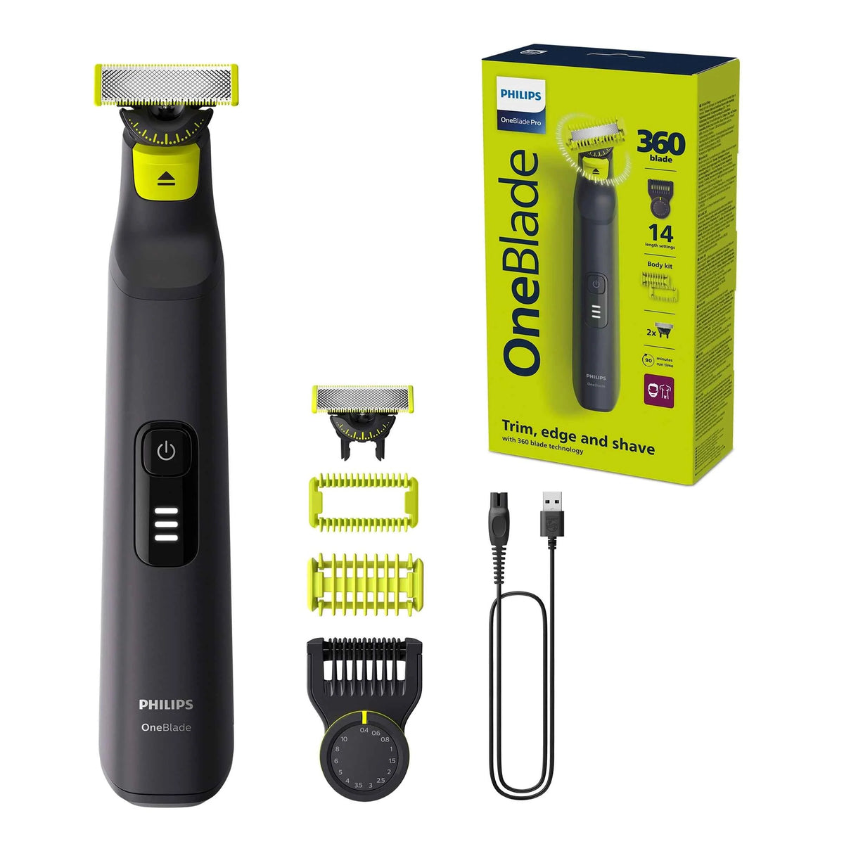 Oneblade Pro 360 Beard Trimmer, Face by PHILIPS