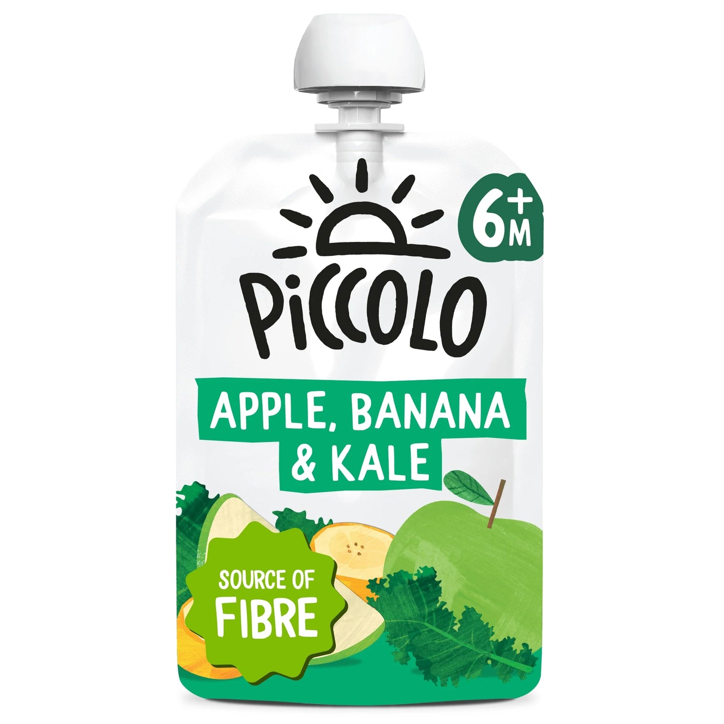 Baby Organic Apple, Banana & Kale 100g by PICCOLO