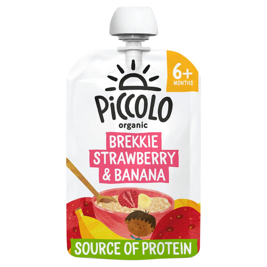Organic Brekkie Strawberry & Banana by PICCOLO