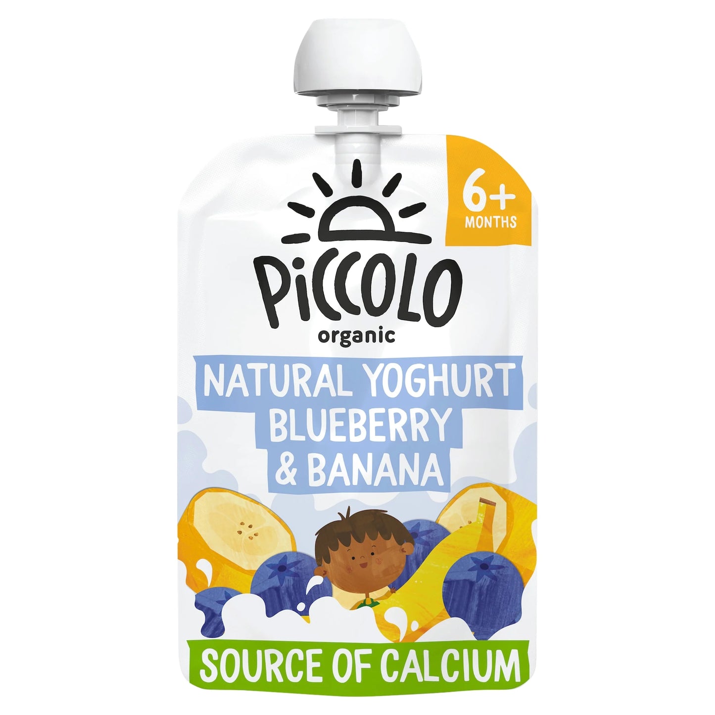 Organic Natural Yogurt Blueberry & by PICCOLO